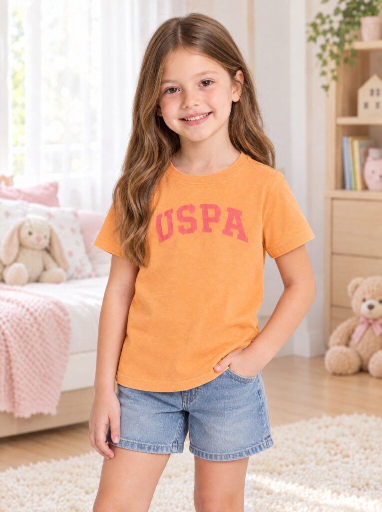 U.S. Polo Assn. Orange USPA T-Shirt