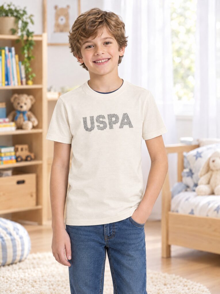 U.S. Polo Assn. Cream USPA T-Shirt